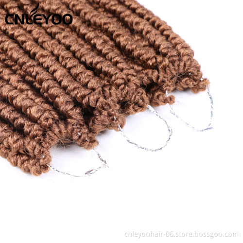 Special offer wholesale high quality 12 inch synthetic fiber brown curly crochet braid wig